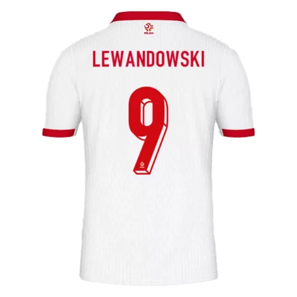 Polen Robert Lewandowski 9 Heimtrikot Euro 2024 für Herren