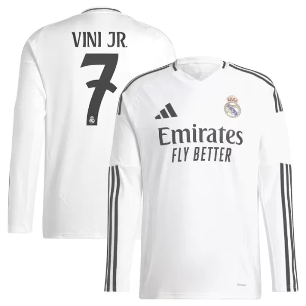 Real Madrid Vinicius Junior 7 Heimtrikot 24/25 Langarm für Herren