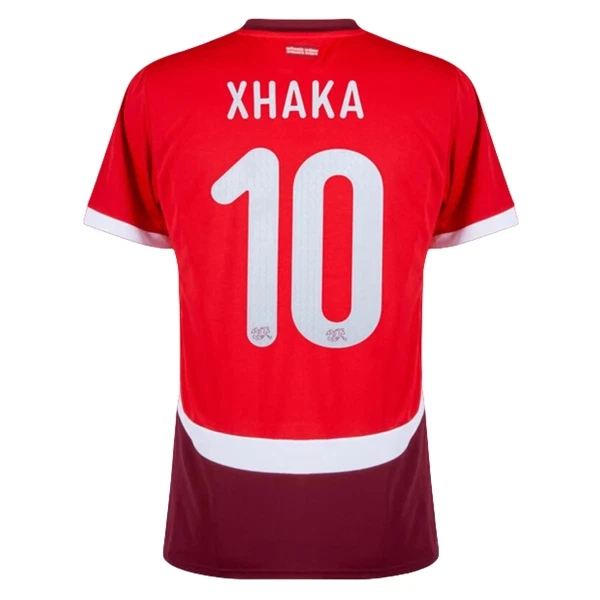 Schweiz Xhaka 10 Heimtrikot Euro 2024 für Herren