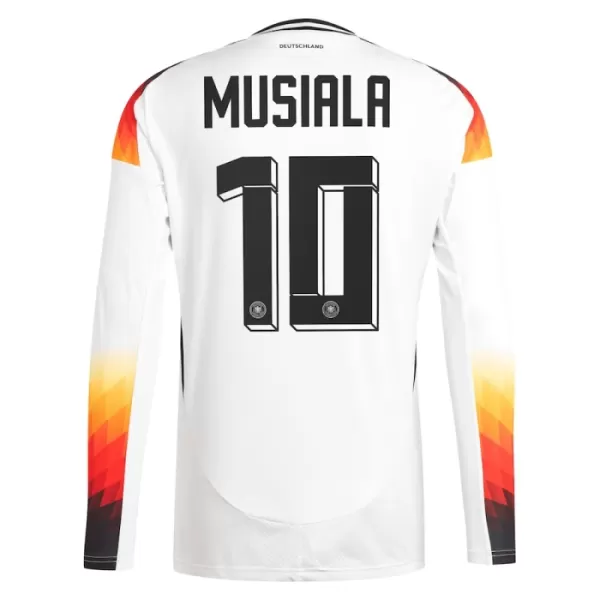 Deutschland Jamal Musiala 10 Heimtrikot Euro 2024 Langarm für Herren