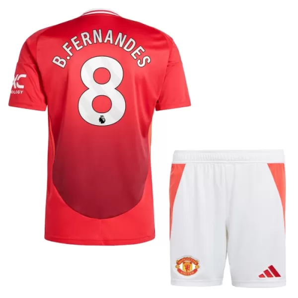 Manchester United Bruno Fernandes 8 Heimtrikot 24/25 für Kinder