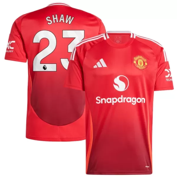 Manchester United Luke Shaw 23 Heimtrikot 24/25 für Herren