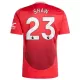 Manchester United Luke Shaw 23 Heimtrikot 24/25 für Herren