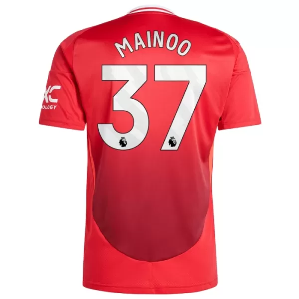 Manchester United Mainoo 37 Heimtrikot 24/25 für Kinder