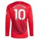 Manchester United Marcus Rashford 10 Heimtrikot 24/25 Langarm für Herren