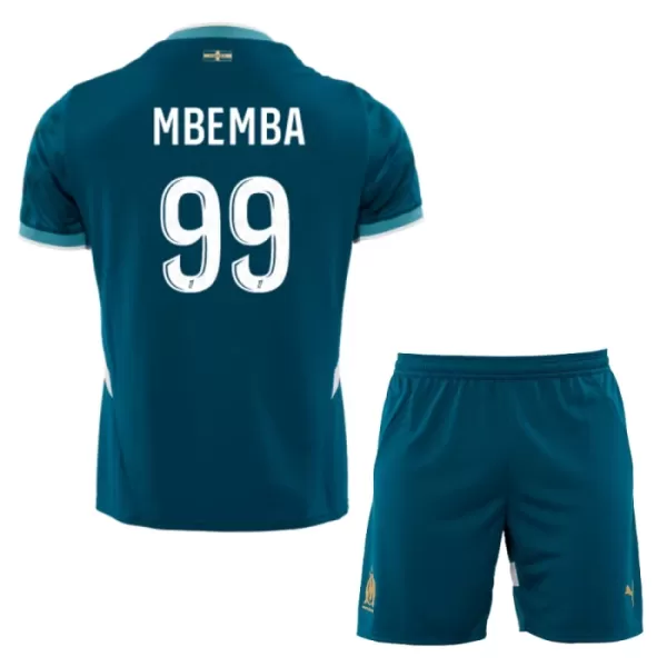 Olympique de Marseille Mbemba 99 Auswärtstrikot 24/25 für Kinder