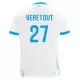 Olympique de Marseille Veretout 27 Heimtrikot 24/25 für Herren