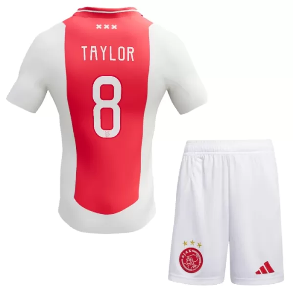 Ajax Amsterdam Kenneth Taylor 8 Heimtrikot 24/25 für Kinder