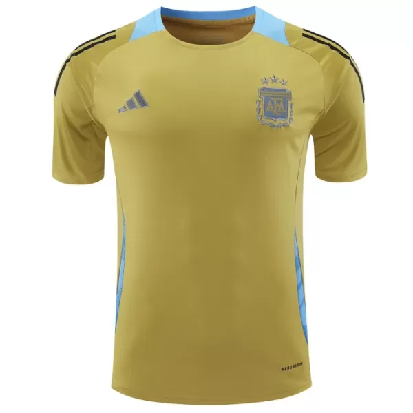 Argentinien Pre-Match Trikot 2024 für Herren Gelb