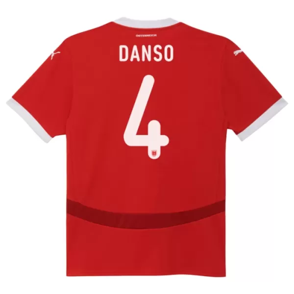 Österreich Kevin Danso 4 Heimtrikot Euro 2024 für Herren