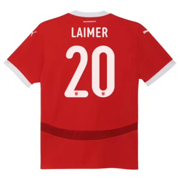 Österreich Konrad Laimer 20 Heimtrikot Euro 2024 für Herren