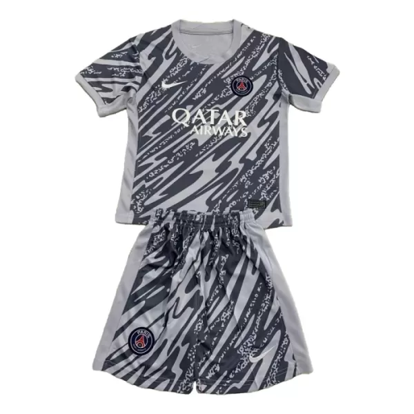 Paris Saint-Germain Torwart Trikot 24/25 für Kinder Grau