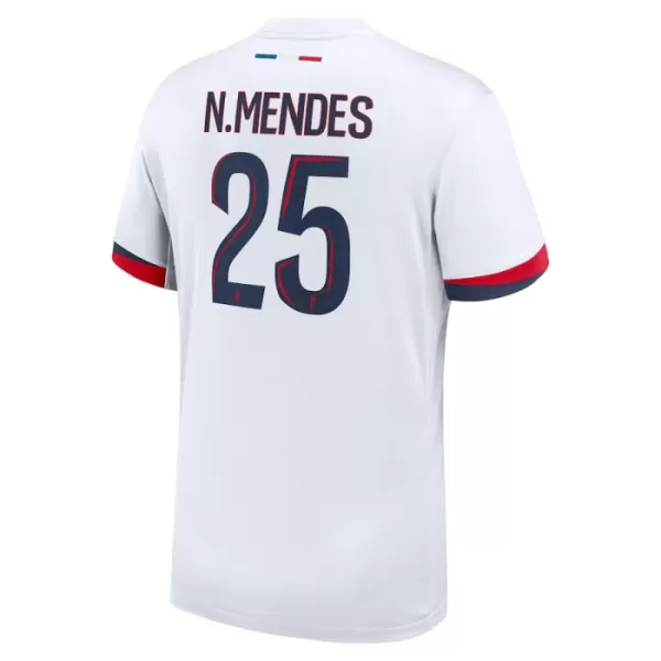 Paris Saint-Germain Nuno Mendes 25 Auswärtstrikot 24/25 für Kinder