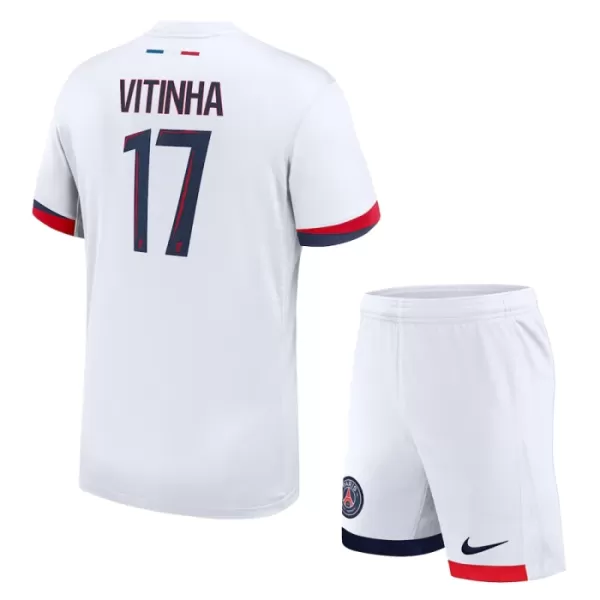 Paris Saint-Germain Vitinha 17 Auswärtstrikot 24/25 für Kinder