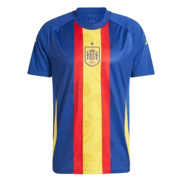 Spanien Pre-Match Trikot Euro 2024 für Herren