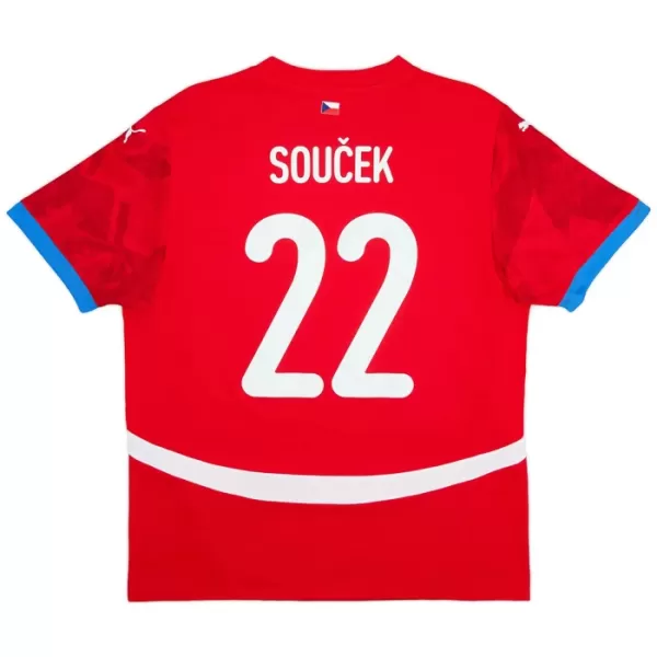 Tschechien Soucek 22 Heimtrikot Euro 2024 für Herren