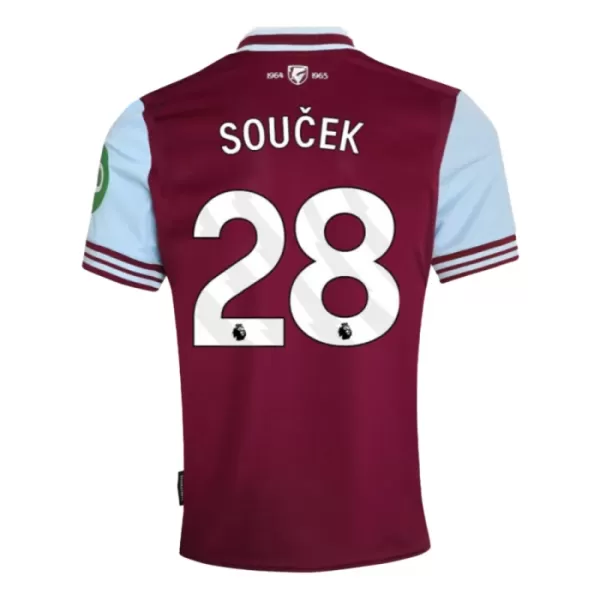 West Ham United Soucek 28 Heimtrikot 24/25 für Herren