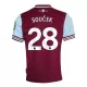 West Ham United Soucek 28 Heimtrikot 24/25 für Herren