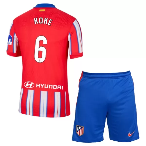 Atlético Madrid Koke 6 Heimtrikot 24/25 für Kinder