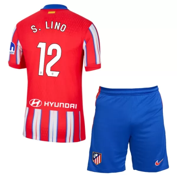 Atlético Madrid S. Lino 12 Heimtrikot 24/25 für Kinder