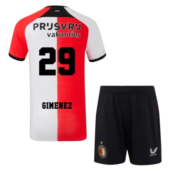 Feyenoord Rotterdam Santiago Gimenez 29 Heimtrikot 24/25 für Kinder