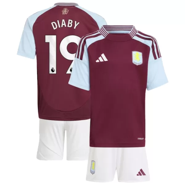 Aston Villa Diaby 19 Heimtrikot 24/25 für Kinder