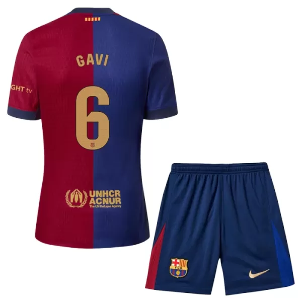 FC Barcelona Gavi 6 Heimtrikot 24/25 für Kinder