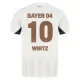 Bayer 04 Leverkusen Florian Wirtz 10 Auswärtstrikot 24/25 für Kinder