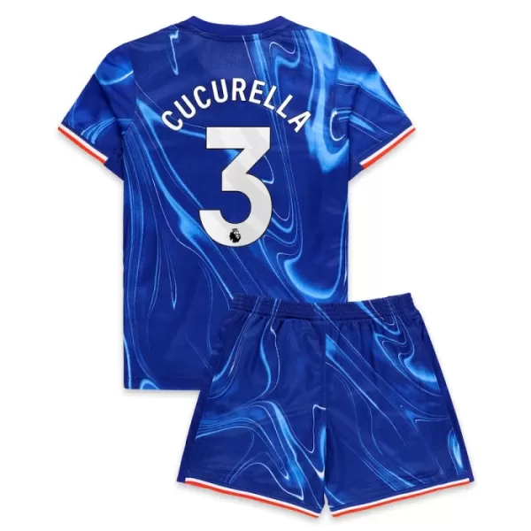 Chelsea Cucurella 3 Heimtrikot 24/25 für Kinder