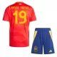 Spanien Lamine Yamal 19 Heimtrikot Euro 2024 für Kinder