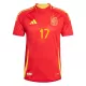 Spanien Williams JR 17 Heimtrikot Euro 2024 für Kinder