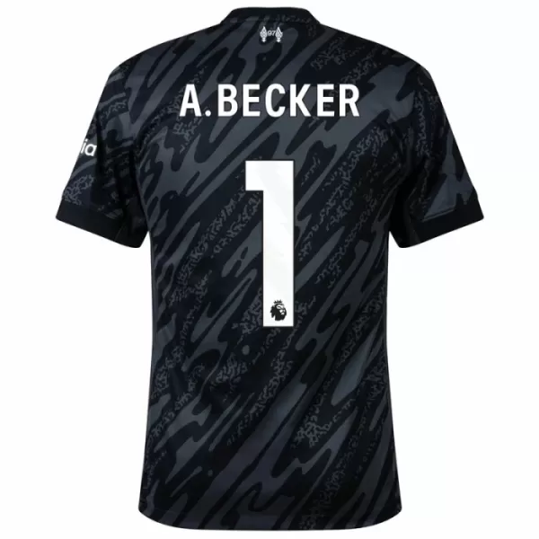 Liverpool Alisson Becker 1 Torwart Trikot 24/25 für Herren Schwarz