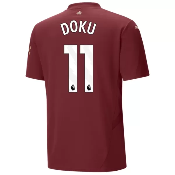 Manchester City Jérémy Doku 11 Ausweichtrikot 24/25 für Herren