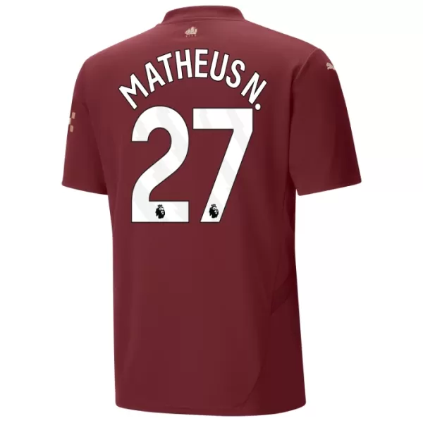 Manchester City Matheus Nunes 27 Ausweichtrikot 24/25 für Herren