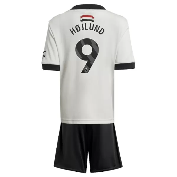 Manchester United Rasmus Højlund 9 Ausweichtrikot 24/25 für Kinder