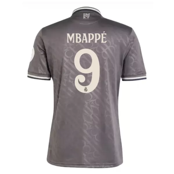 Real Madrid Kylian Mbappé 9 Ausweichtrikot 24/25 für Kinder