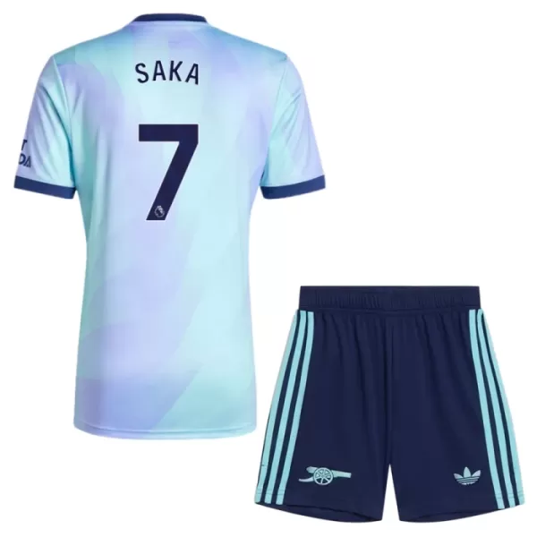 Arsenal Bukayo Saka 7 Ausweichtrikot 24/25 für Kinder