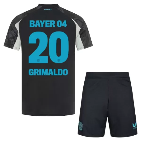 Bayer 04 Leverkusen Alejandro Grimaldo 20 Ausweichtrikot 24/25 für Kinder