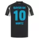 Bayer 04 Leverkusen Florian Wirtz 10 Ausweichtrikot 24/25 für Herren