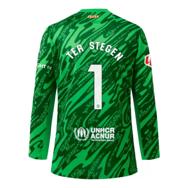 FC Barcelona Marc-André ter Stegen 1 Torwart Heimtrikot 24/25 Langarm für Herren