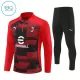 AC Milan Trainingspullover-Set 24/25 für Kinder Rot