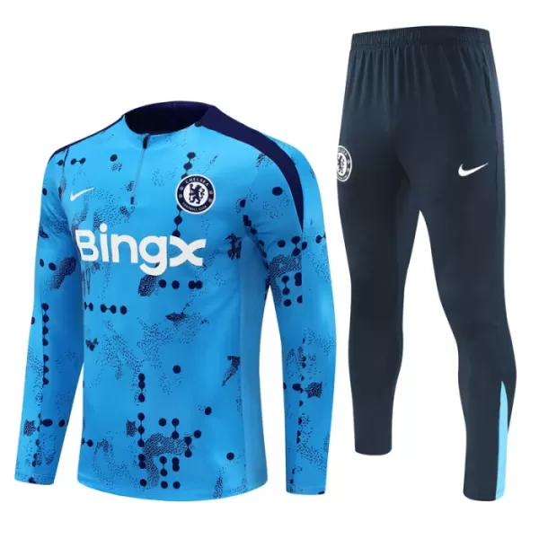 Chelsea Trainingspullover-Set 24/25 für Herren Blau