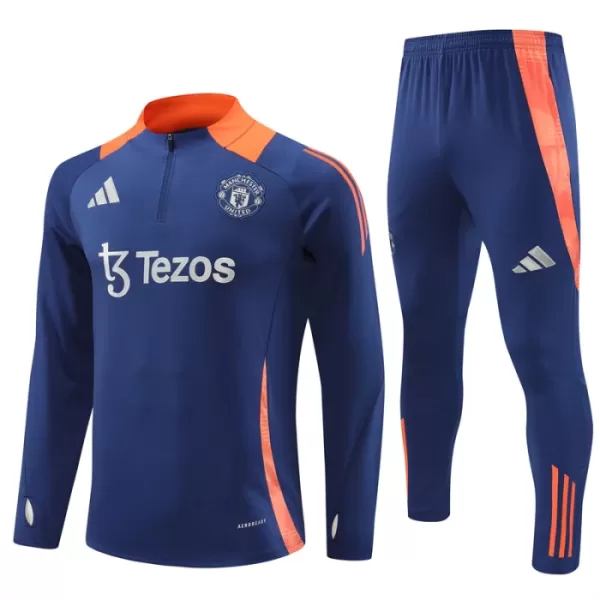 Manchester United Trainingspullover-Set 24/25 für Herren Navy