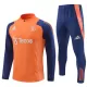 Manchester United Trainingspullover-Set 24/25 für Herren Orange