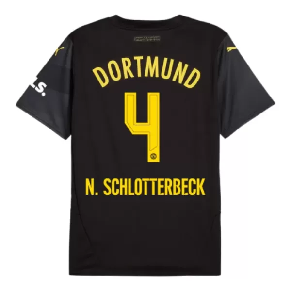 Borussia Dortmund Nico Schlotterbeck 4 Auswärtstrikot 24/25 für Herren