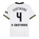 Borussia Dortmund Nico Schlotterbeck 4 Ausweichtrikot 24/25 für Herren