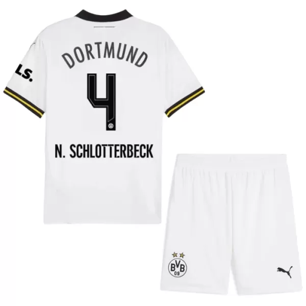 Borussia Dortmund Nico Schlotterbeck 4 Ausweichtrikot 24/25 für Kinder