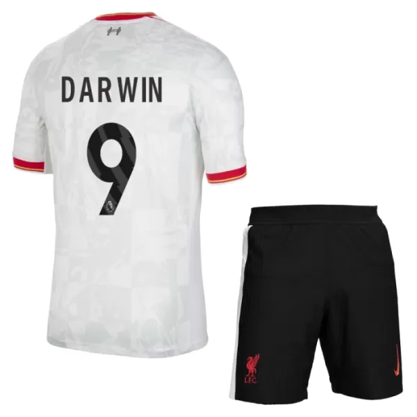 Liverpool Darwin Núñez 9 Ausweichtrikot 24/25 für Kinder