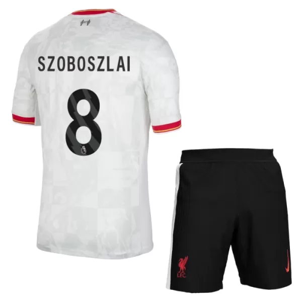 Liverpool Szoboszlai 8 Ausweichtrikot 24/25 für Kinder