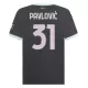 AC Milan Pavlovic 31 Ausweichtrikot 24/25 für Herren